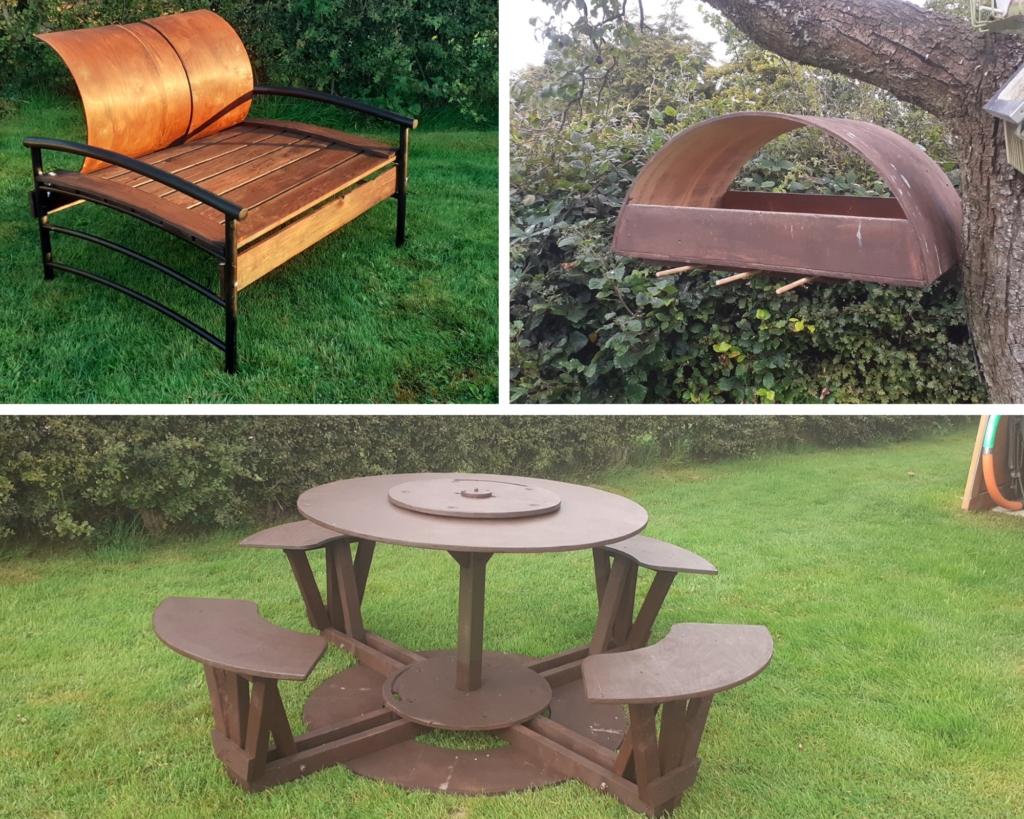 Viberoptix Transformed Reusable materials into Furniture for Penrith